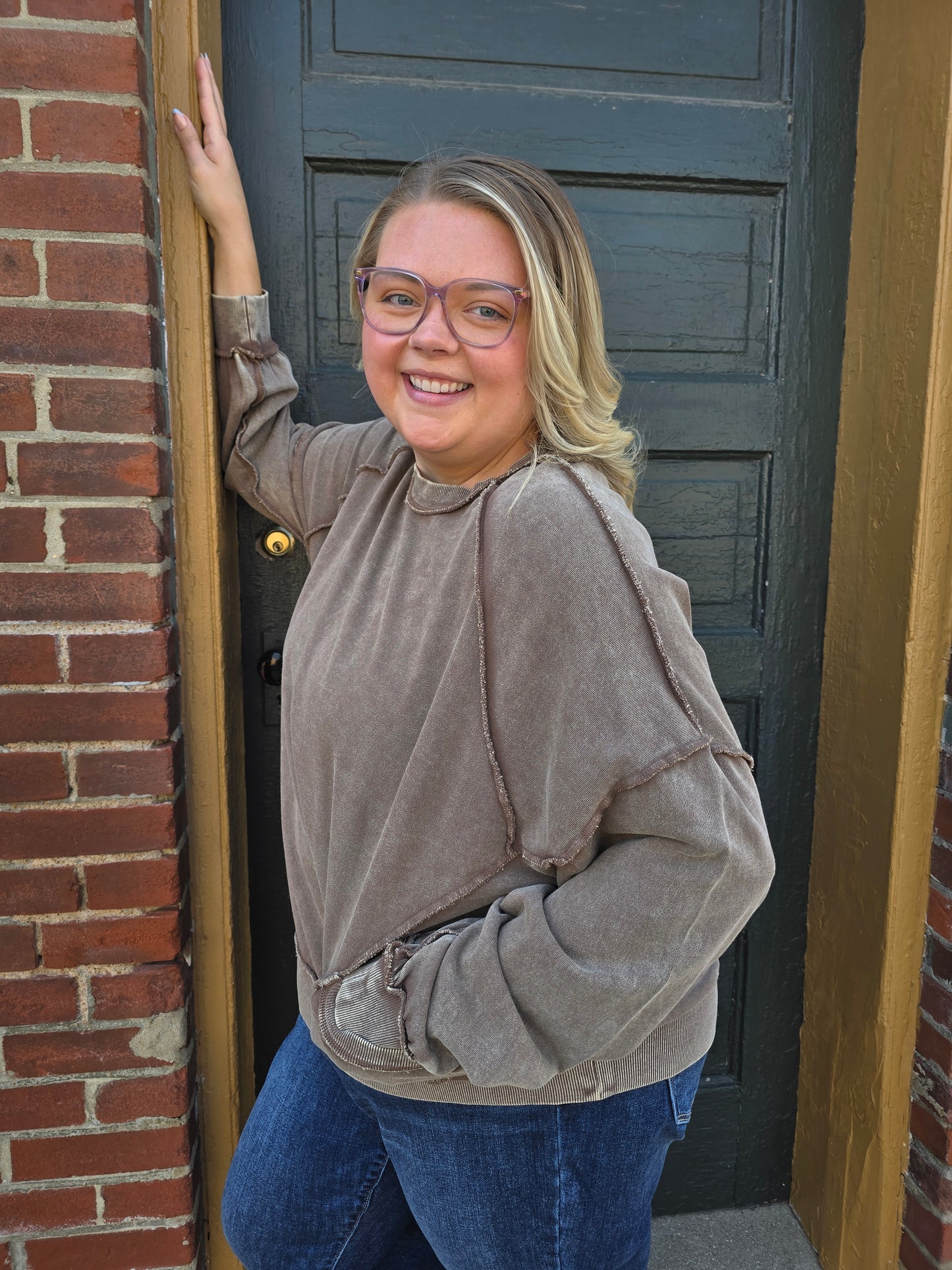 Cozy Nights Mineral Wash Pullover