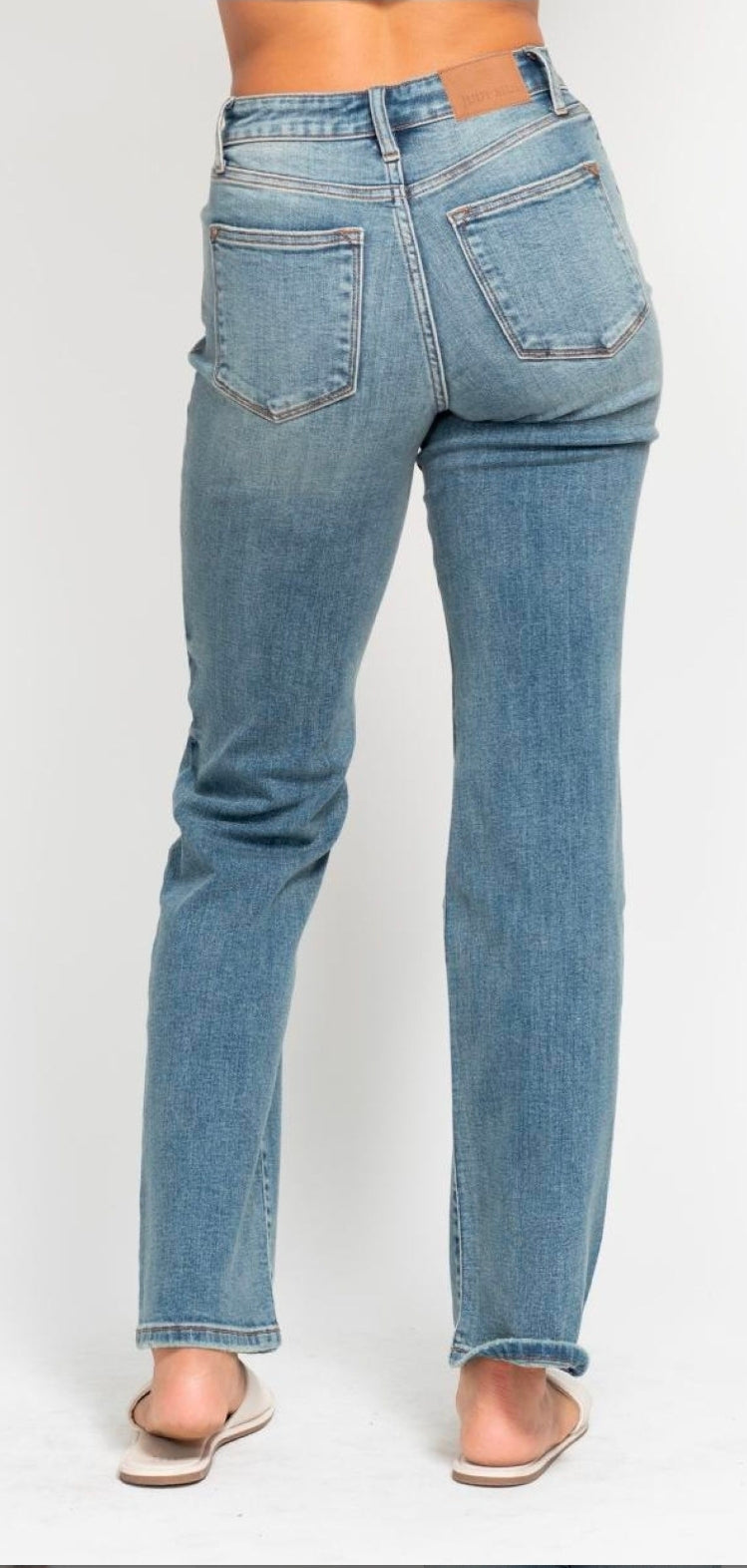 JB Chris HW Dad Straight Jeans