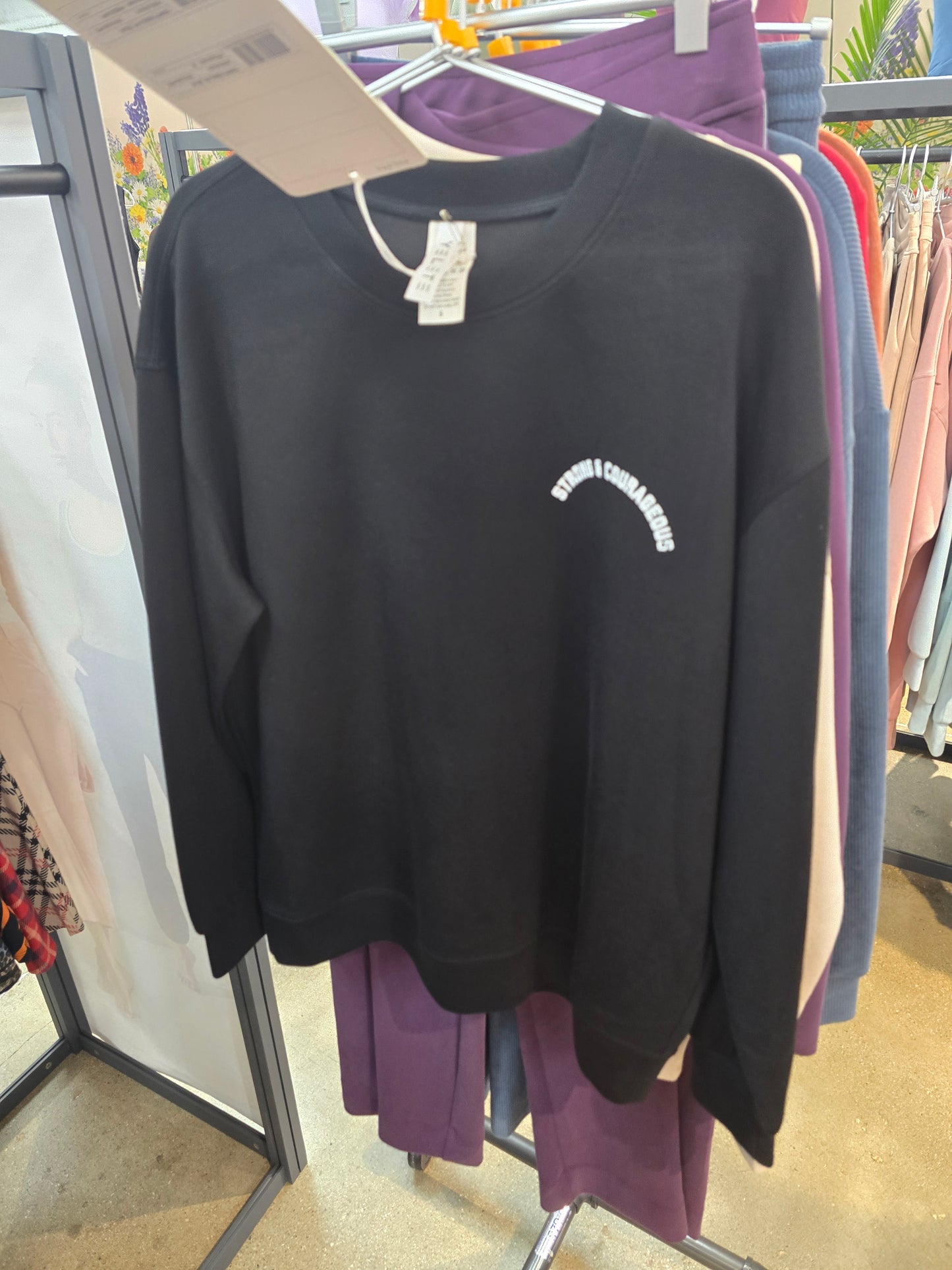 Strong and Courageous Pullover