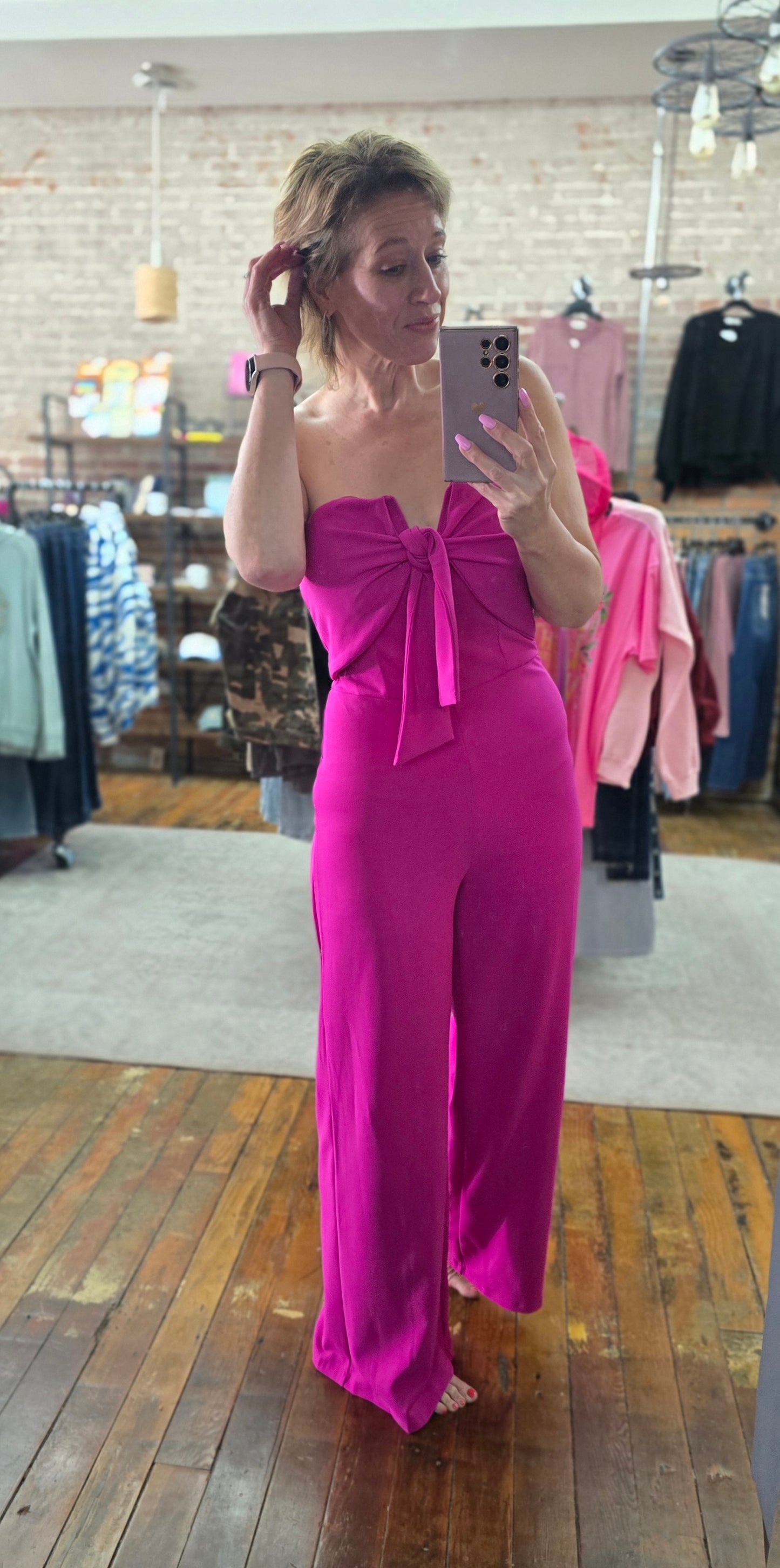 Bowtique Zip Up Romper