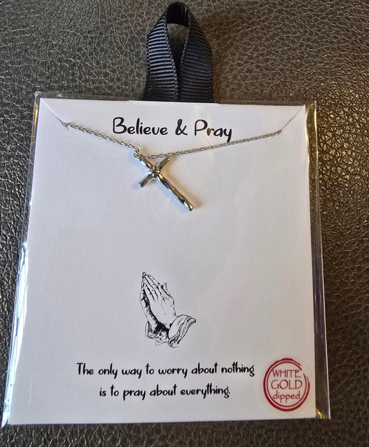 Believe and Pray Necklace