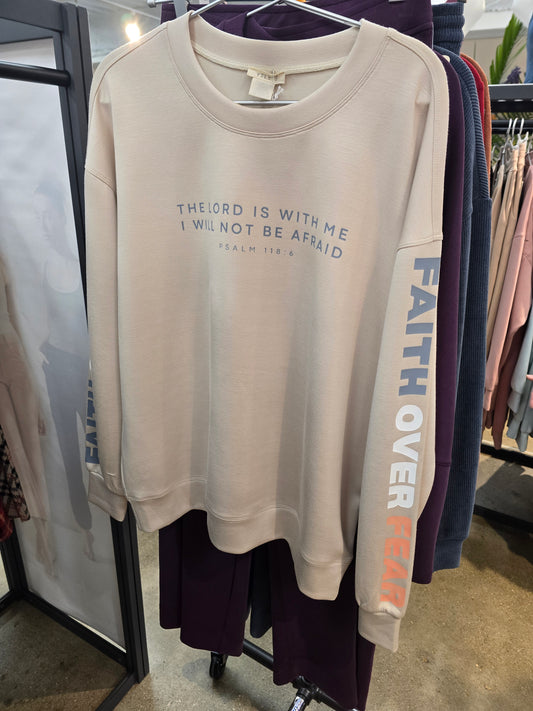 Faith Over Fear Pullover