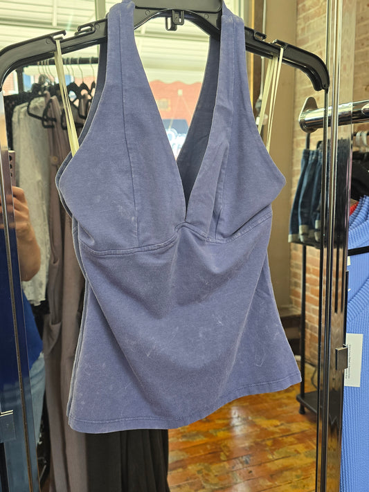 Destiny Indigo Halter Style Top
