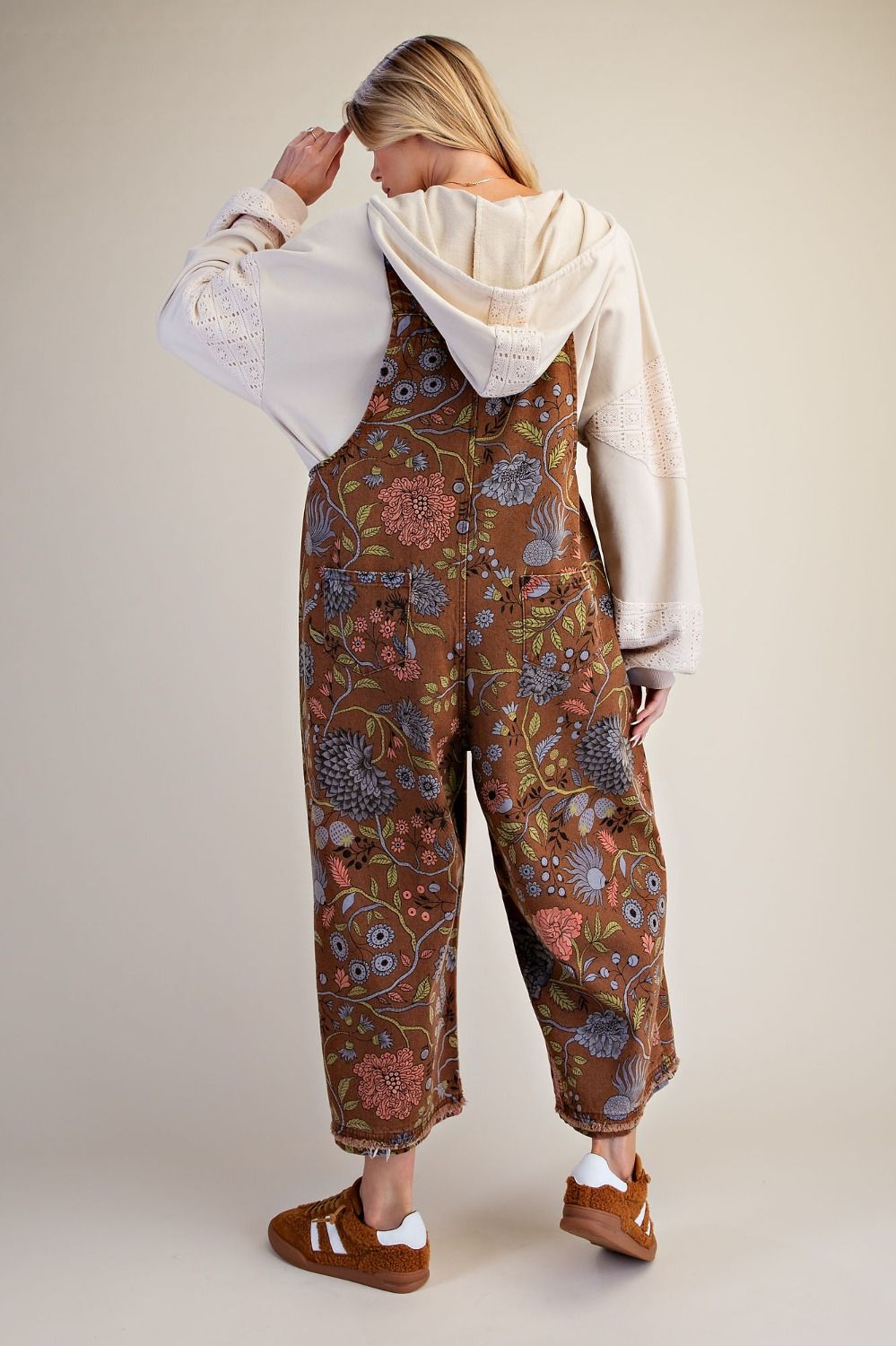 *Pre-Order* Floral Overalls