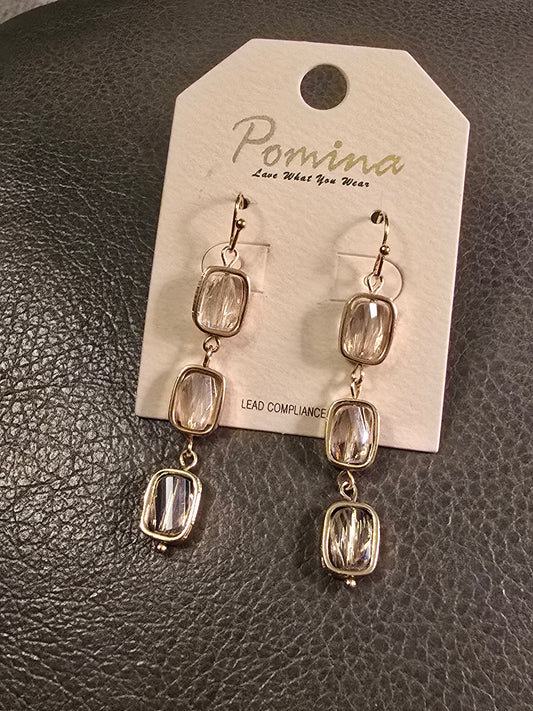 Stone Dangle Earrings