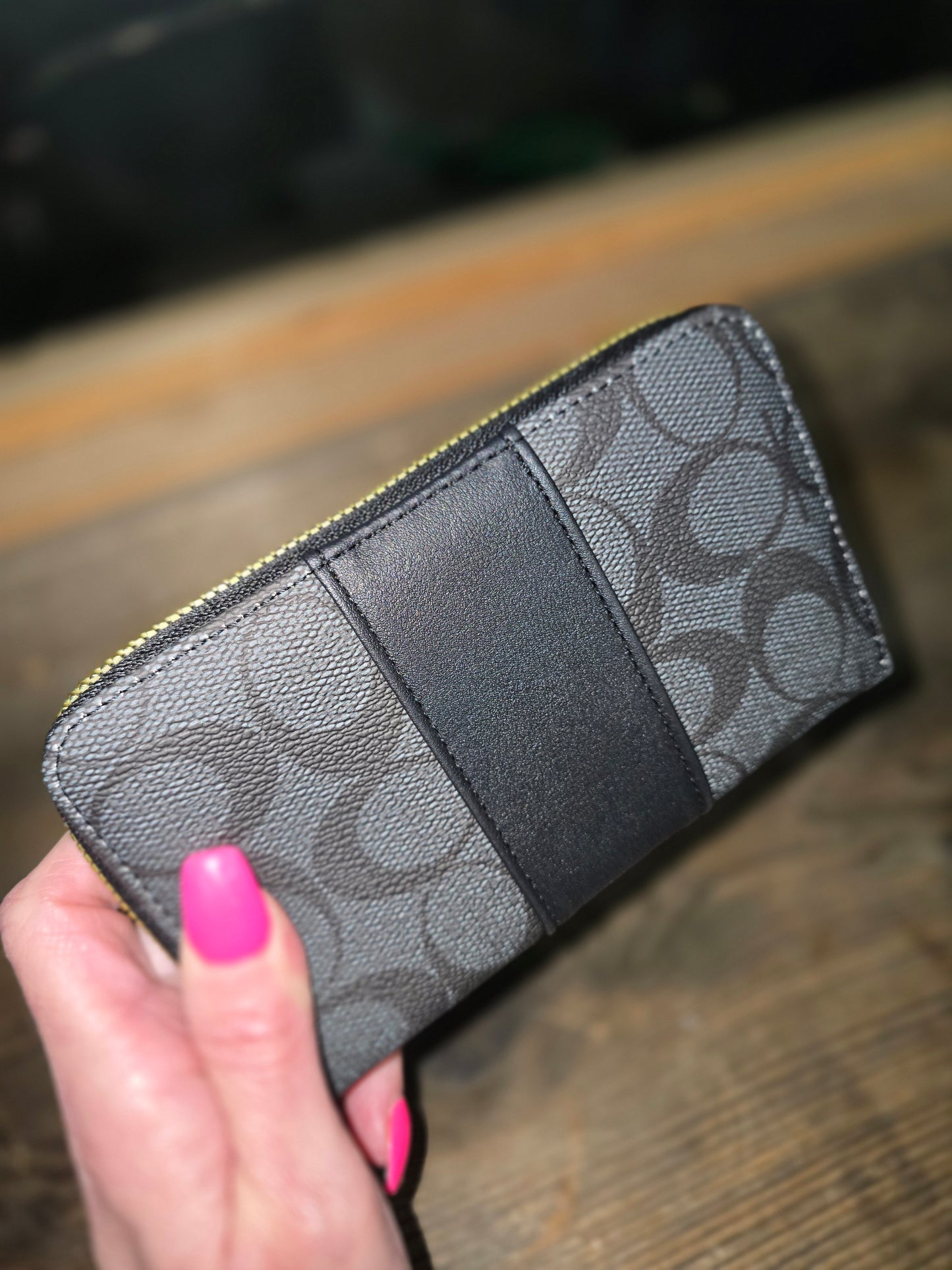 Striped Designer Wallet