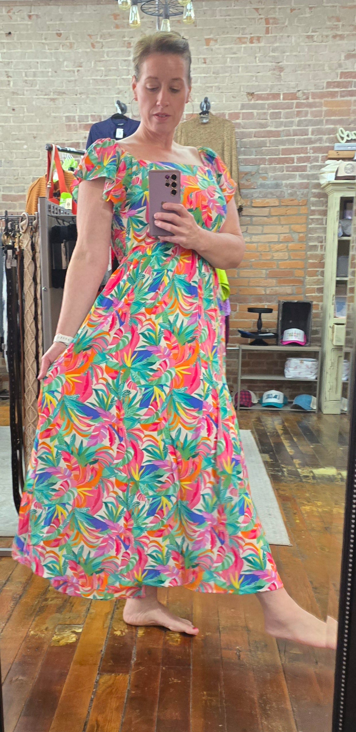 Take Me To Cabo Tropical Dress