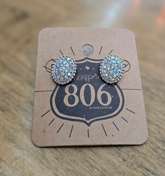 806 Rhinestone Earrings