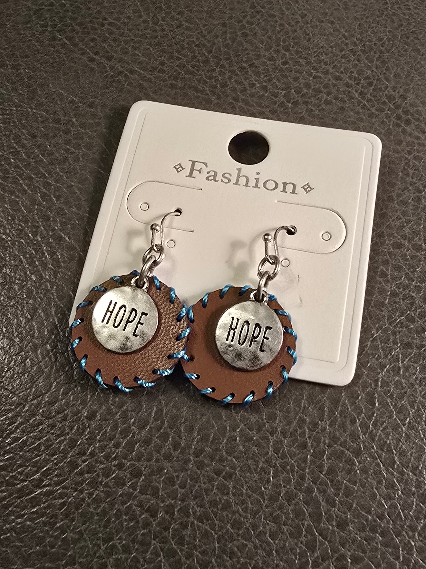 Hope Leather Earrings