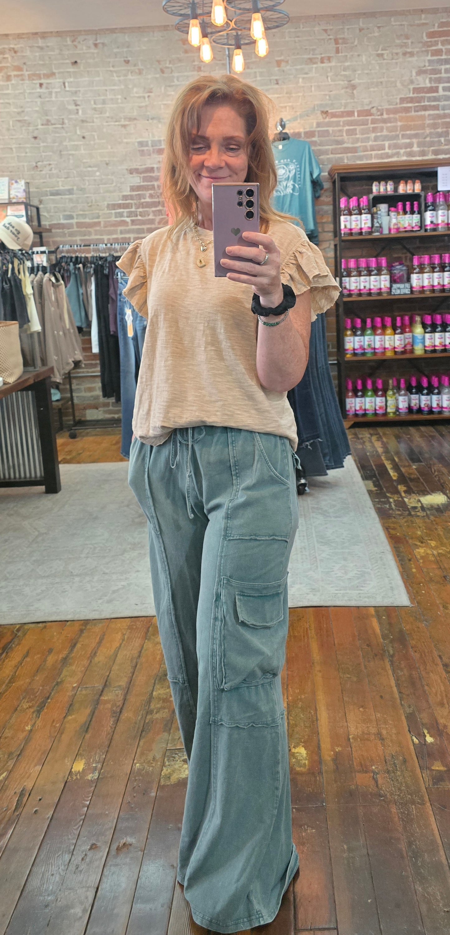 All The Feels Teal Pants