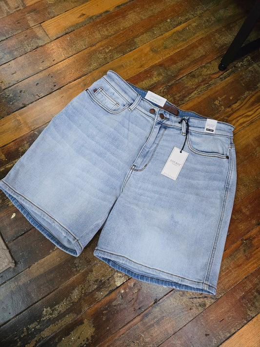 JB Kyn Button Dad Jean Shorts