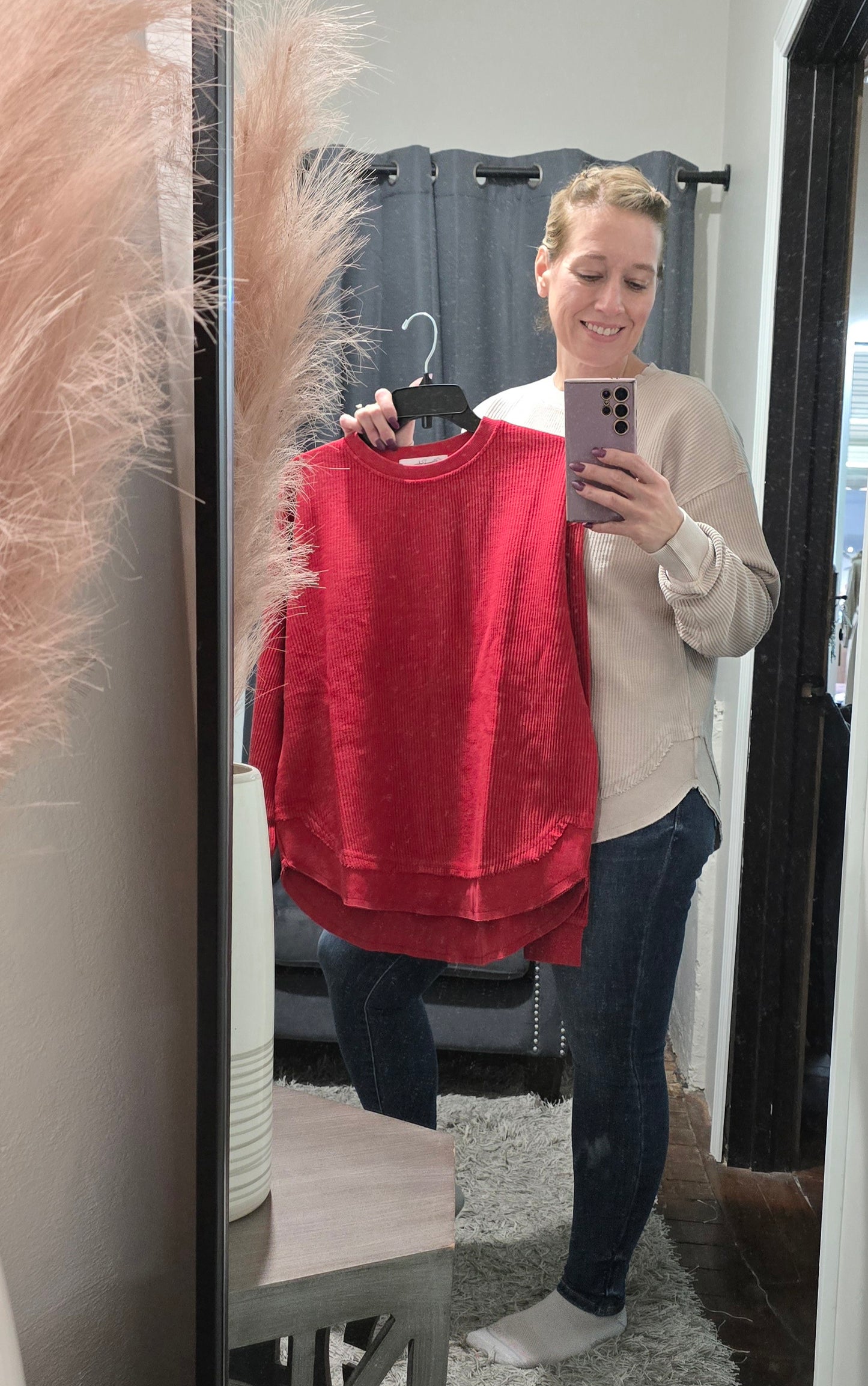 Lizzie Everyday Ribbed Pullover