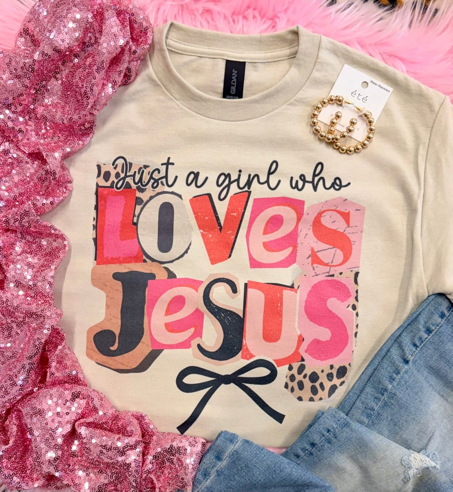 Just a Girl Who Loves Jesus Tee