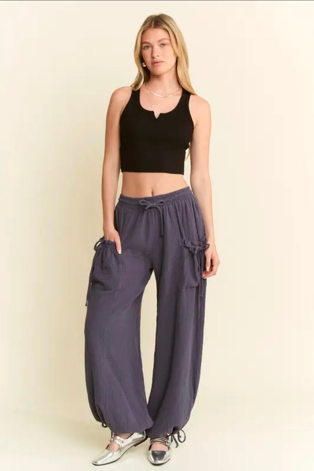 Vintage Gauze Jogger Pants